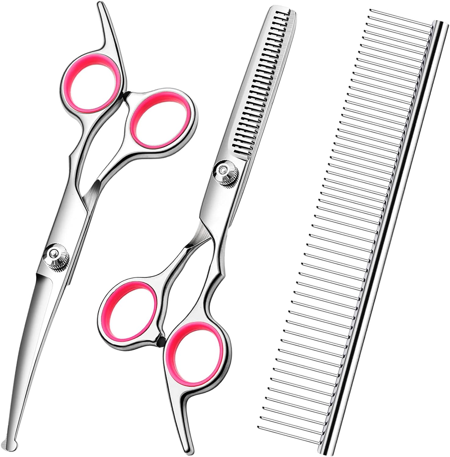 Dog Grooming Scissors With Safety Round Tips Stainless Steel...