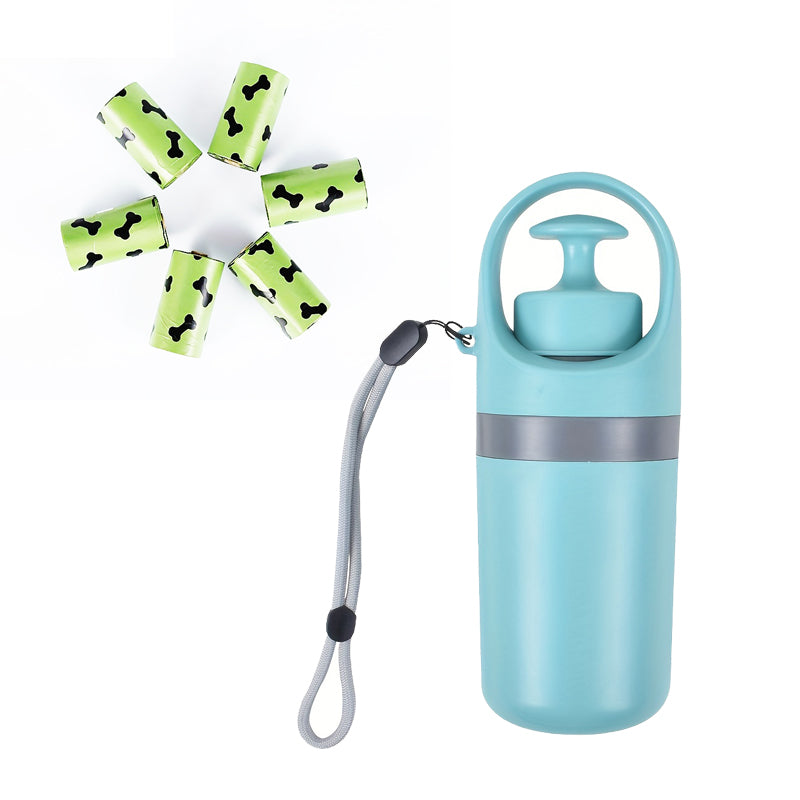 Portable Harness Pet Bath Brush with Shampoo Dispenser