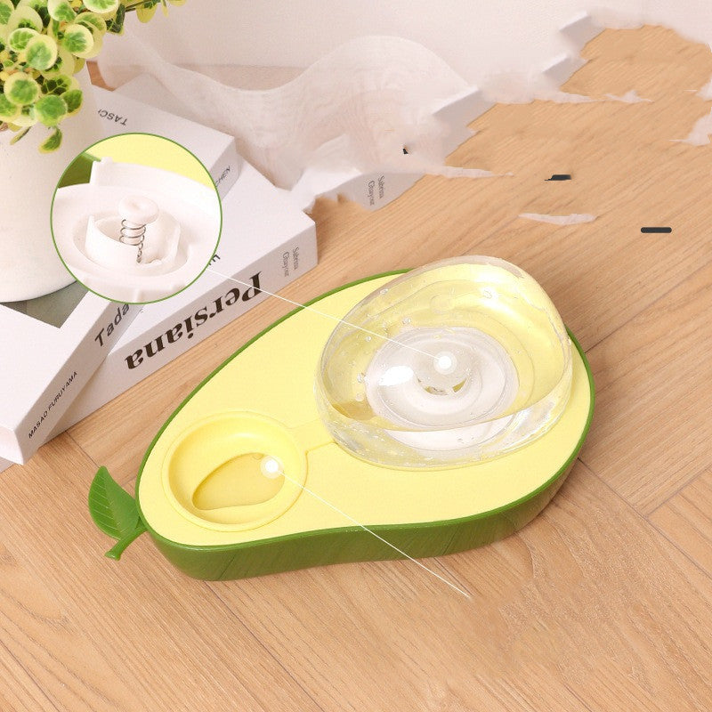 Avocado Pet Dog Cat Automatic Feeder Bowl For Dogs Drinking Water...