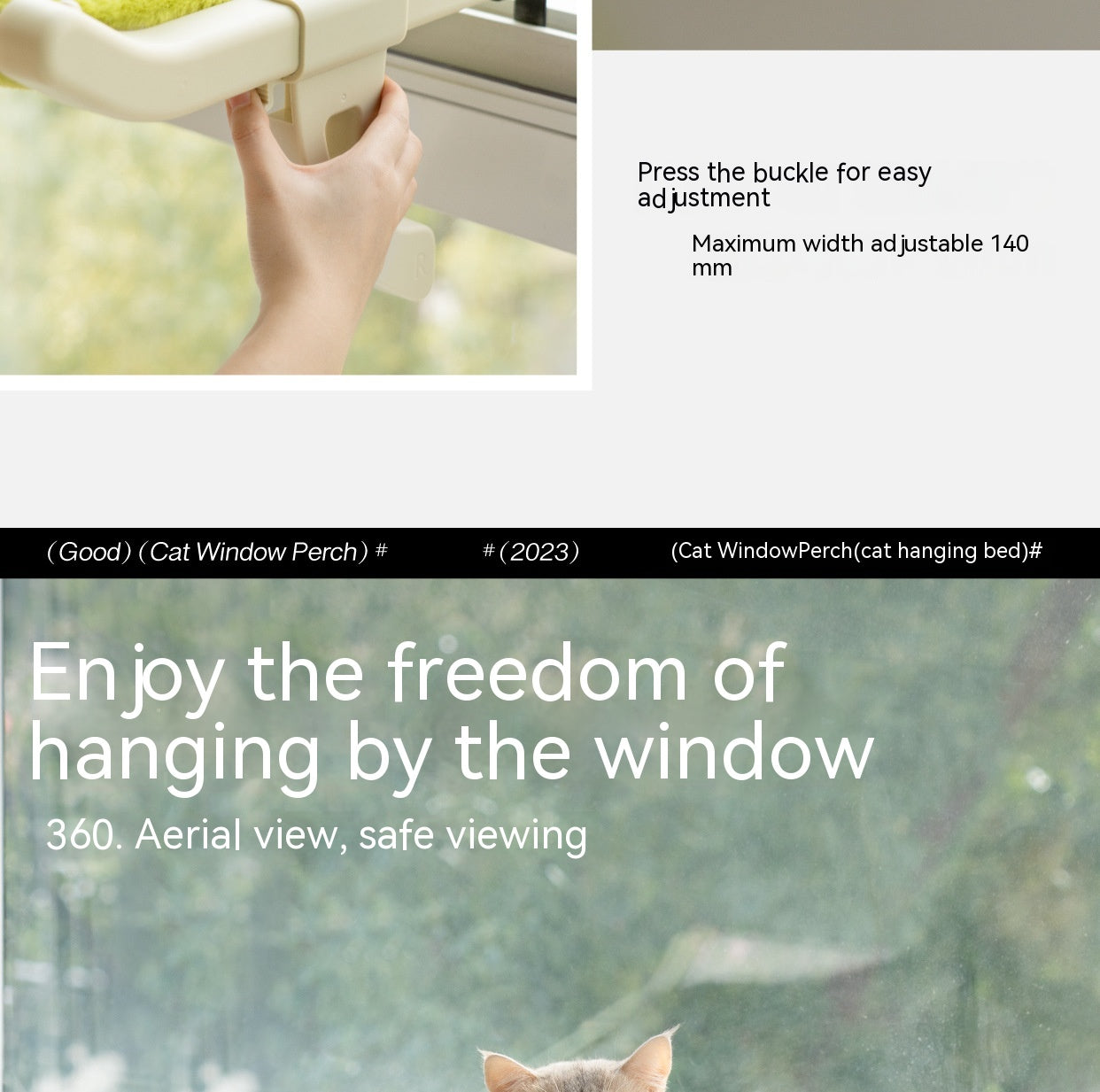 Cat Hanging Hammock