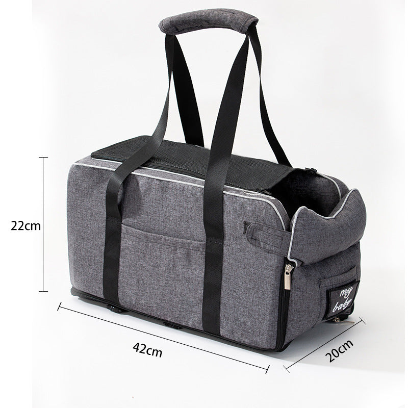 Universal Dog Car Seat Carrier with Nonslip Mat
