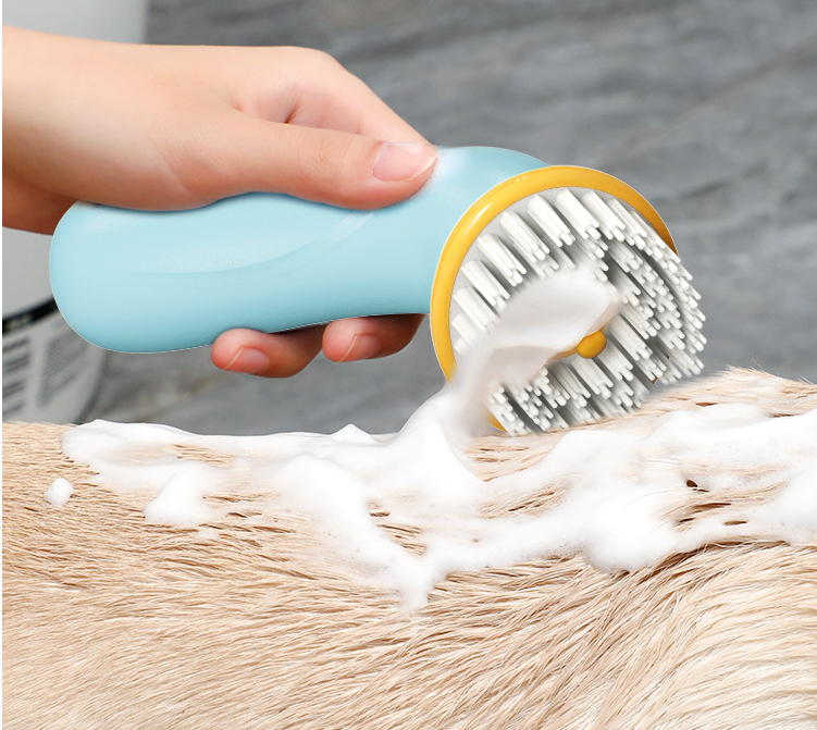Handheld Pet Bathing & Massage Brush