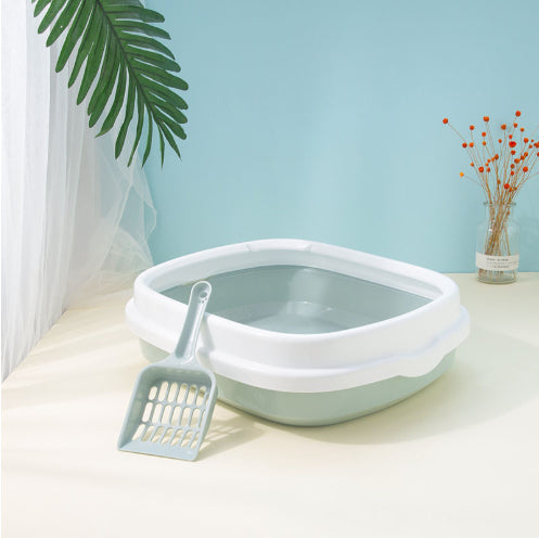 Large Cat Litter Box Detachable Anti
