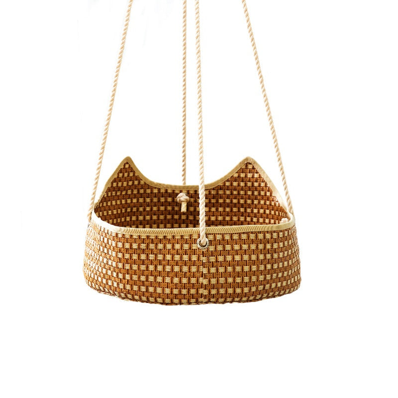 Rattan Nest Springsummer Cat Comfort Bed