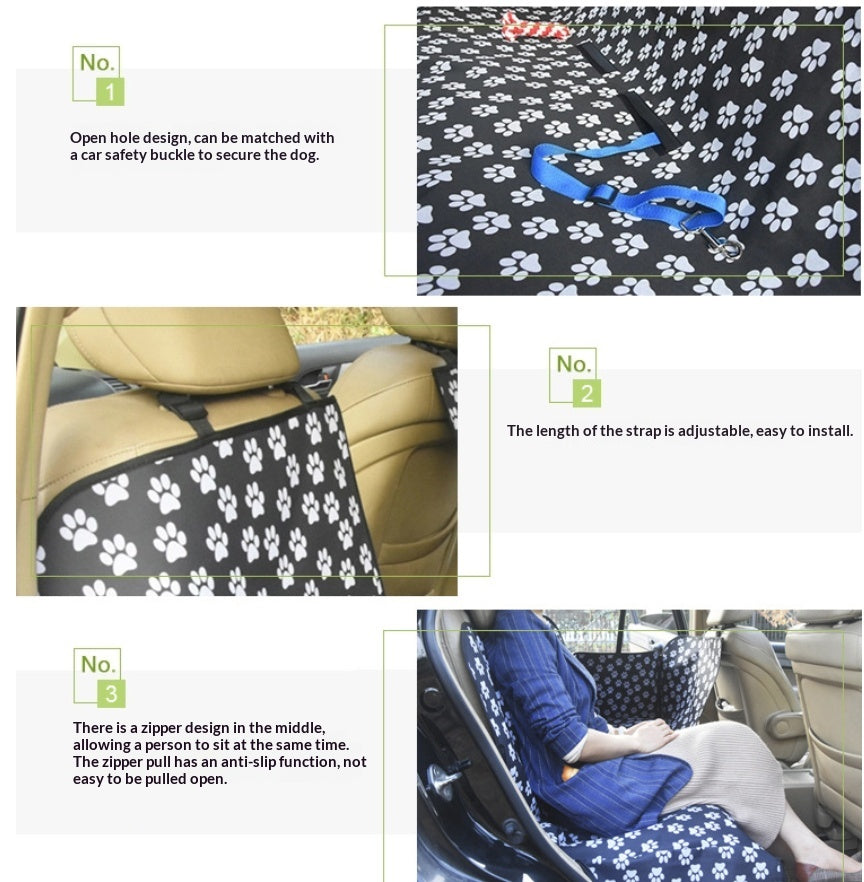 Universal Car Rear Dog Comfort Bed